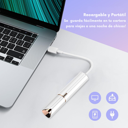 Depiladora de cejas profesional recargable