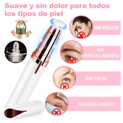 Depiladora de cejas profesional recargable